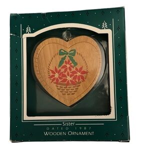 1987 Hallmark‎ Sister Ornament QX4747 – Vintage Collectible
